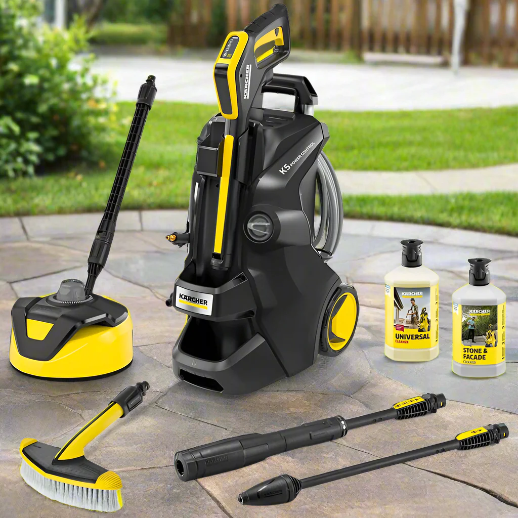 მაღალი წნევით სარეცხი აპარატი (კერხერი) Karcher Pressure washer K 5 Power Control Flex Home&Brush Anniversary Edition - Image 2