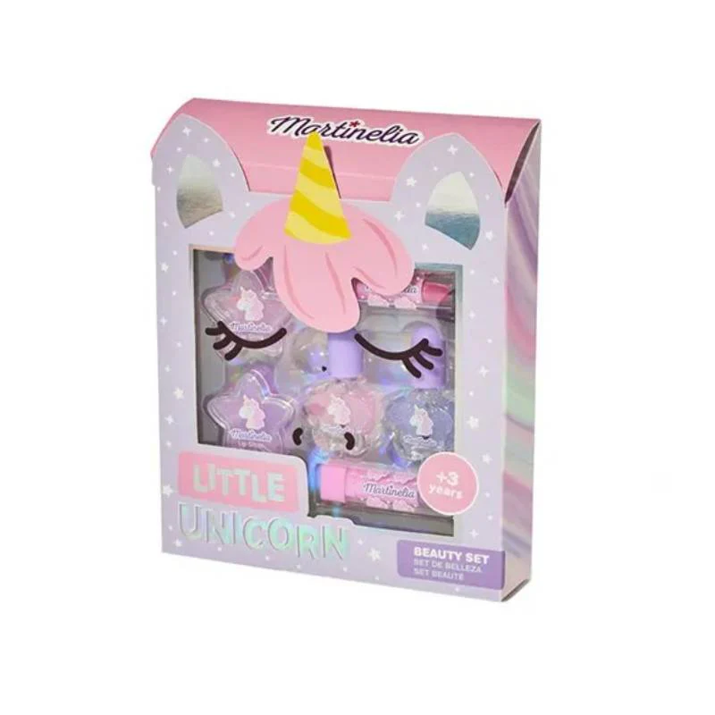 საბავშვო კოსმეტიკის პატარა ნაკრები MARTINELIA LITTLE UNICORN FACE BOX 24159 - Image 2