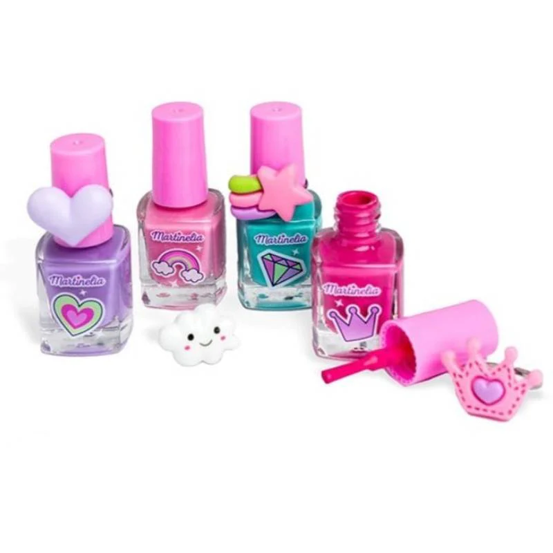 საბავშვო ლაქის და ბეჭდების ნაკრები MARTINELIA NAIL POLISH RING 90198 - Image 2