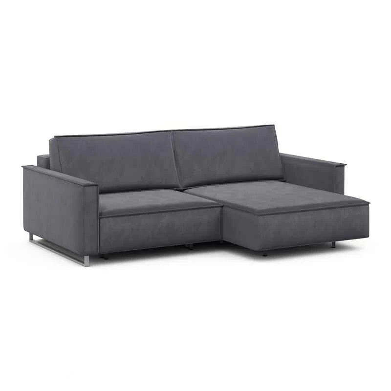კუთხის გასაშლელი დივანი სათავსოთი Liverpool Grey 230x170x86 სმ - Image 2