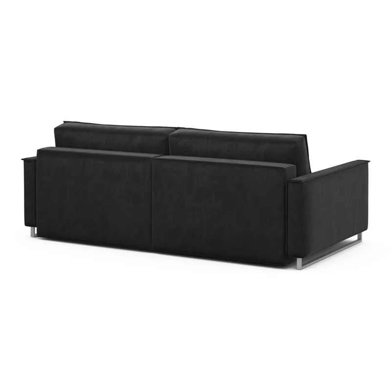 კუთხის გასაშლელი დივანი სათავსოთი Liverpool Black 230x170x86 სმ - Image 8