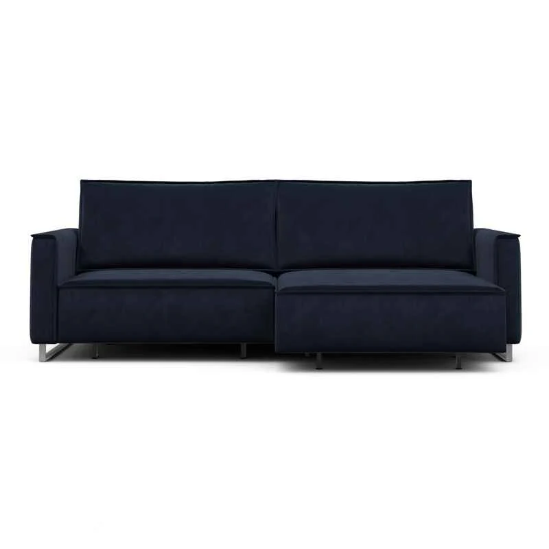 კუთხის გასაშლელი დივანი სათავსოთი Liverpool Dark Blue 230x170x86 სმ - Image 3