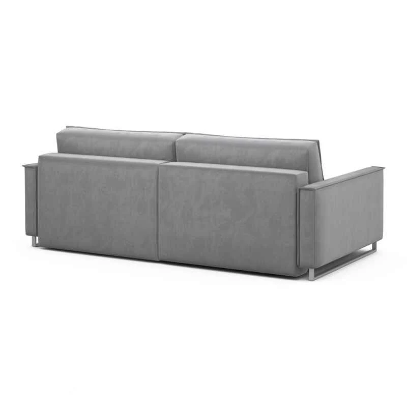 კუთხის გასაშლელი დივანი სათავსოთი Liverpool Silver 230x170x86 სმ - Image 8