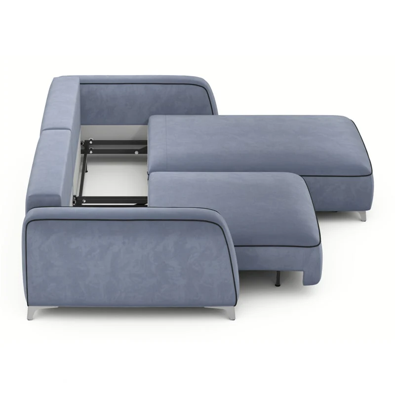 კუთხის გასაშლელი დივანი სათავსოთი Oxford Smoky 170x256x86 სმ - Image 7