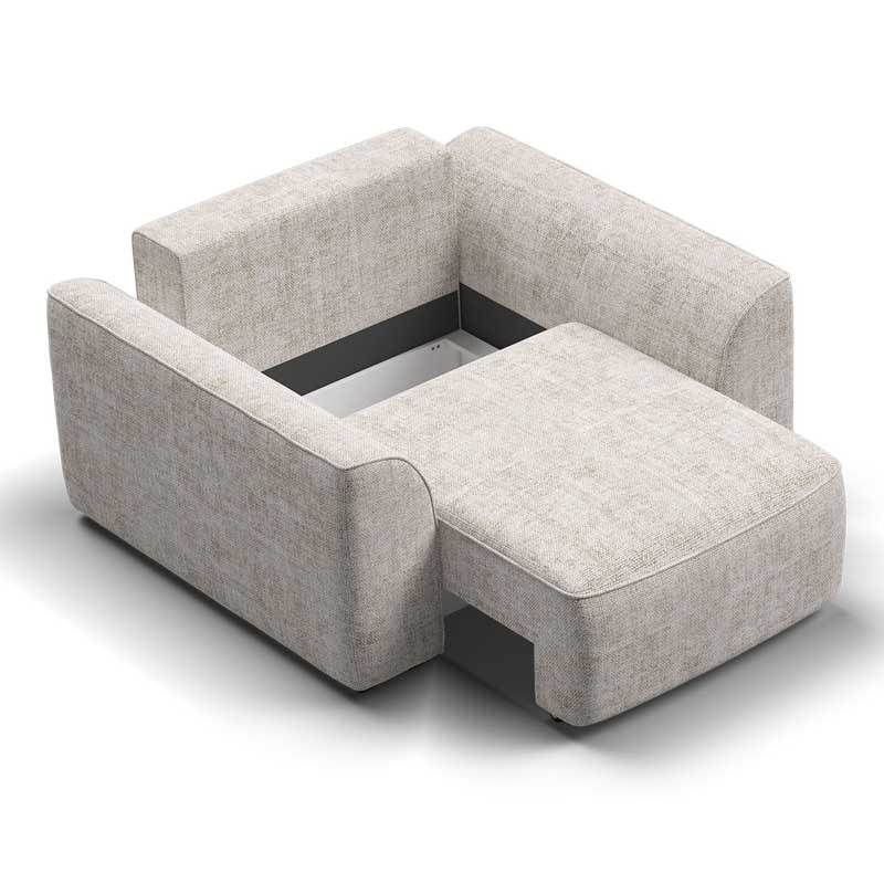 გასაშლელი რბილი ავეჯის ორეული Larnaca Beige - Image 6