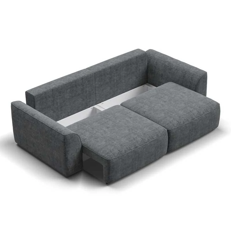 გასაშლელი რბილი ავეჯის ორეული Offenburg Dark Gray 250x115x82 სმ - Image 17