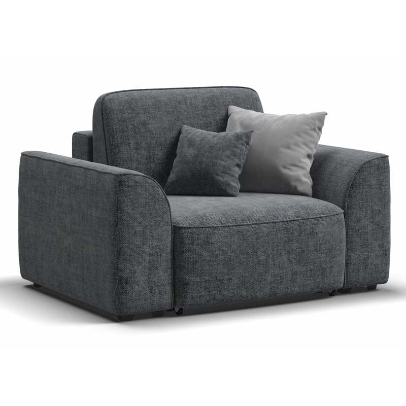 გასაშლელი რბილი ავეჯის ორეული Offenburg Dark Gray 250x115x82 სმ - Image 4