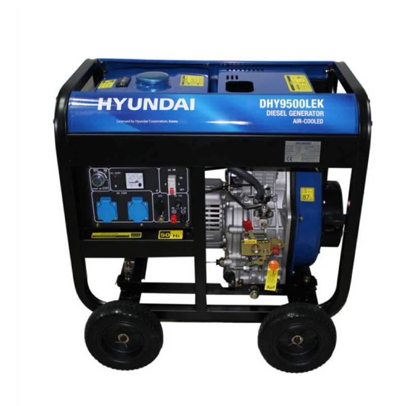 გენერატორი დიზელის ერთფაზიანი HYUNDAI DHY9500LEK 6 kW (002639) - Image 2
