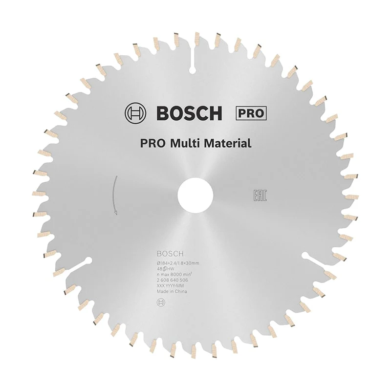 ცირკული ხერხის საჭრელი დისკი 184x2,4/1,8x30მმ-48T BOSCH 2608640506