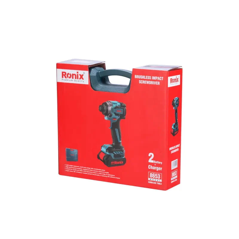 უსადენო იმპულსური სახრახნისი 20V Ronix 8653 - Image 3