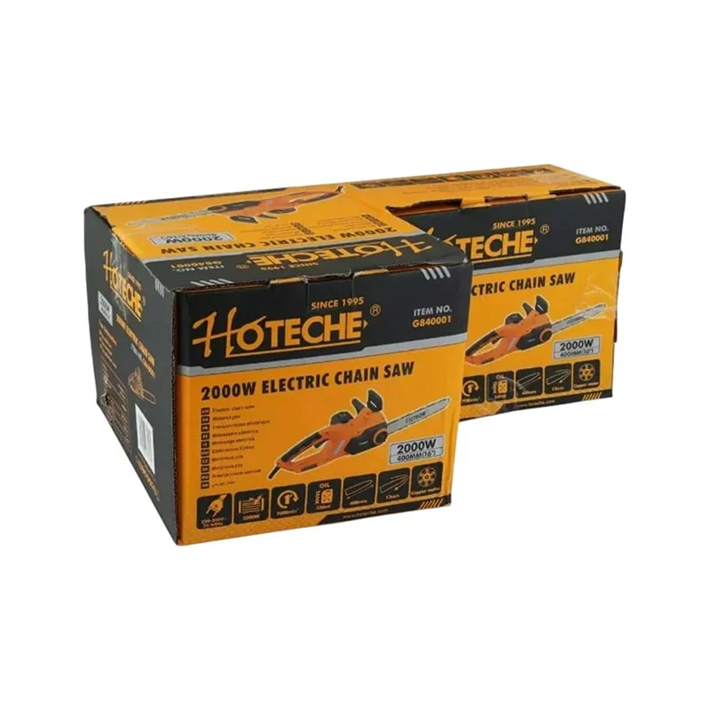 ელექტრო ჯაჭვური ხერხი (დრუჟბა) 400 მმ (16″) 2000W HOTECHE G840001 - Image 3
