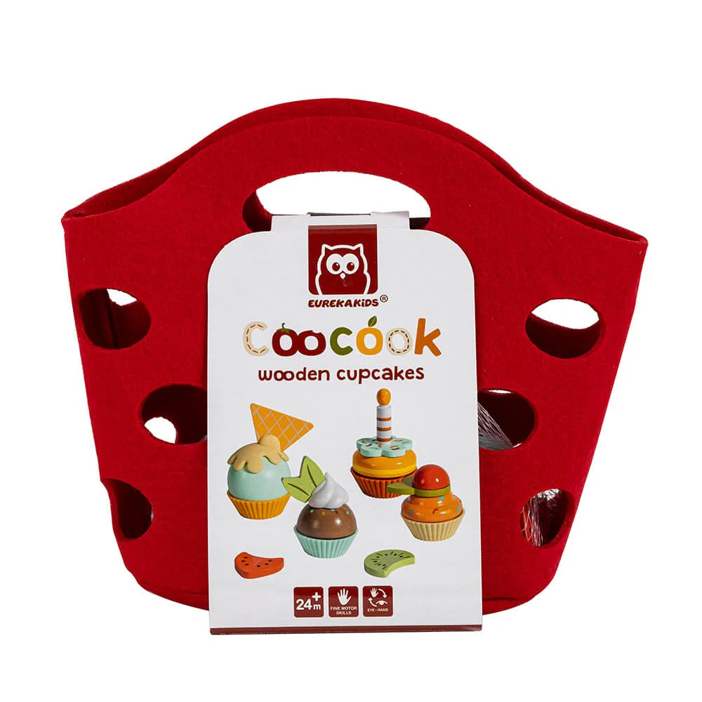 სათამაშო ქაფქეიქების ნაკრები EurekaKids Cupcakes R2564