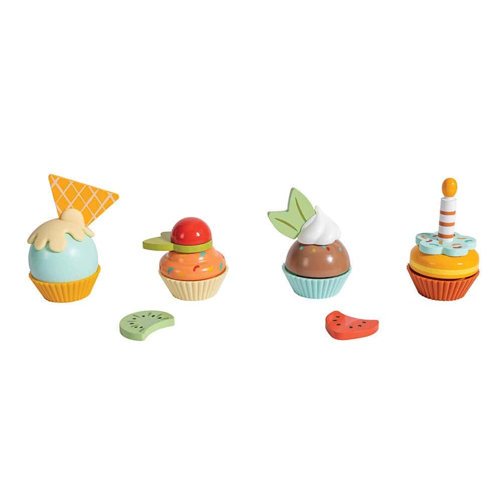 სათამაშო ქაფქეიქების ნაკრები EurekaKids Cupcakes R2564 - Image 6