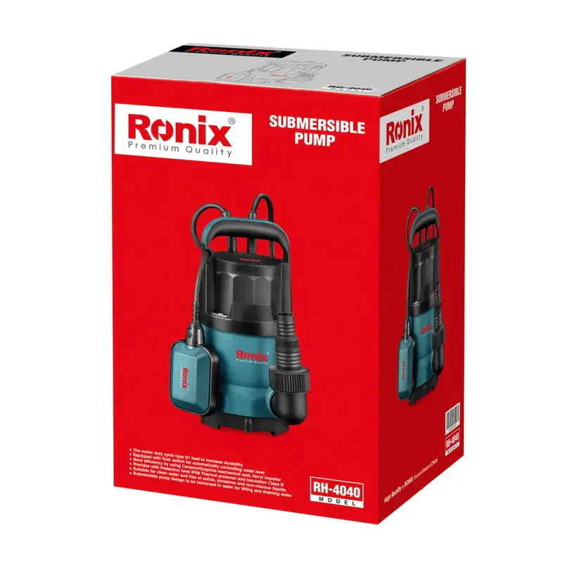 ჩასაძირი ბინძური წყლის ტუმბო RONIX RH-4040 - Image 2
