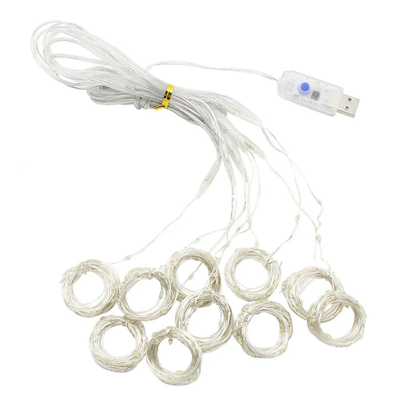 საახალწლო მანათობელი ფარდა 3X3 მ OEM GM7995 - Image 2