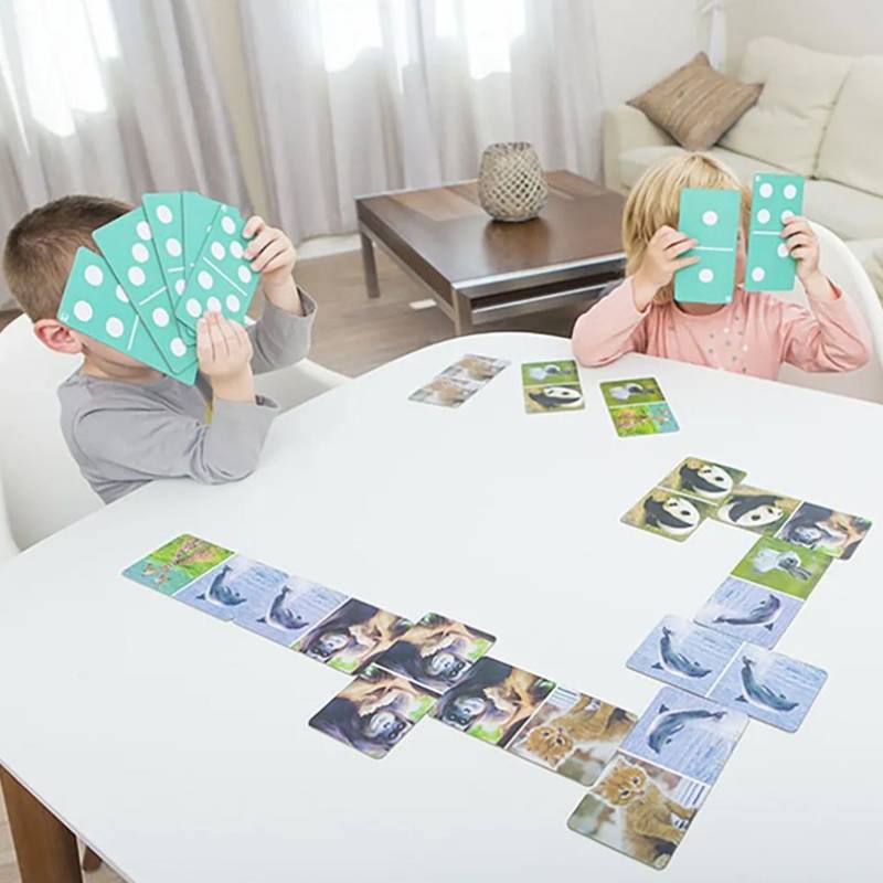 სათამაშო ცხოველების დომინო EurekaKids Animal Dominoes Game R1575 - Image 2