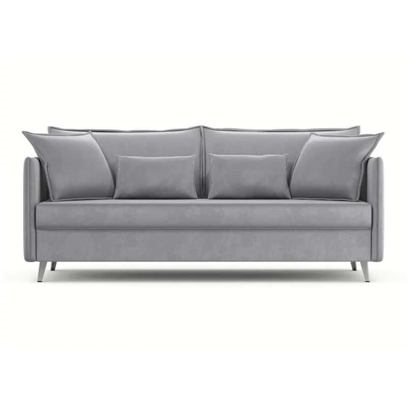 გასაშლელი დივანი სათავსოთი Galloway Silver 195x98x90 სმ - Image 3