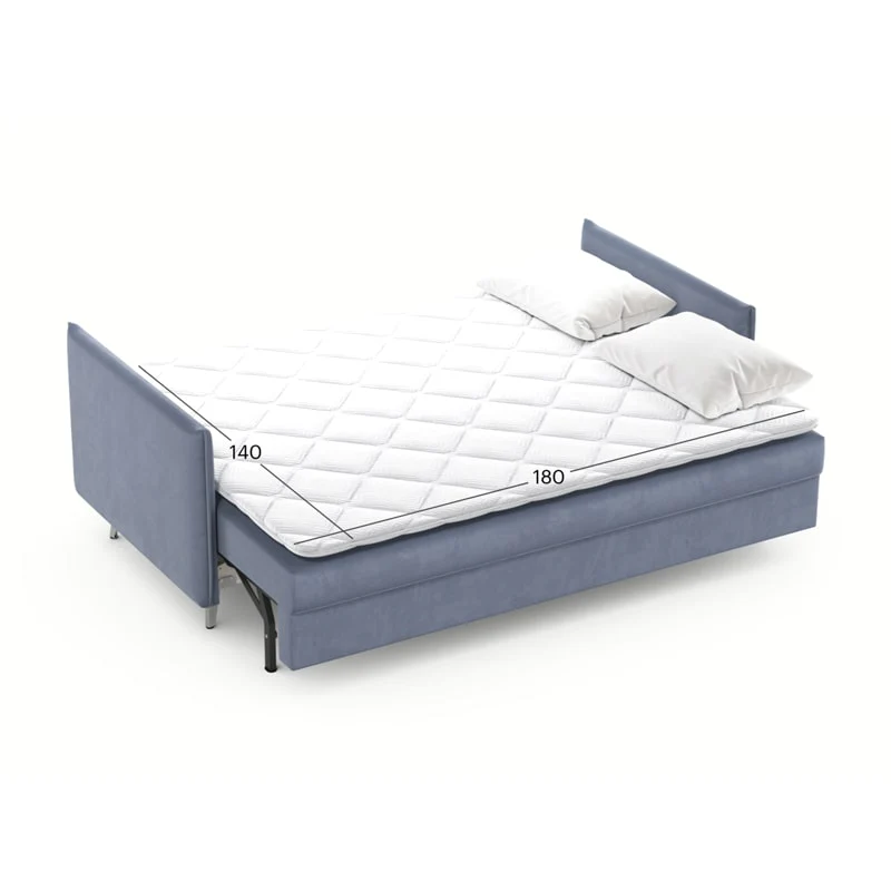 გასაშლელი დივანი სათავსოთი Galloway Smoky 195x98x90 სმ - Image 6