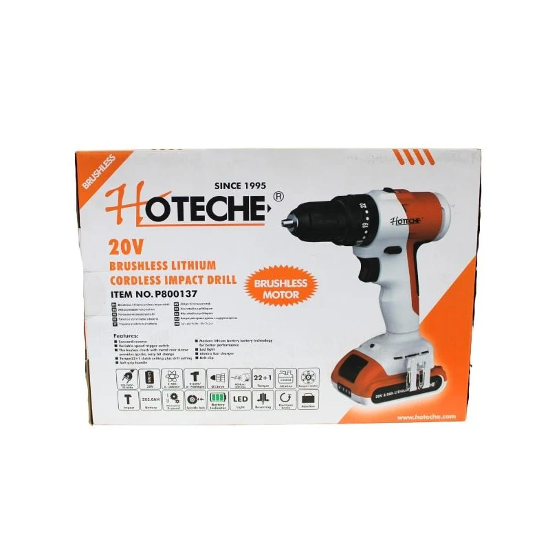 აკ. იმპულსური ბურღი HOTECHE P800137 - Image 3