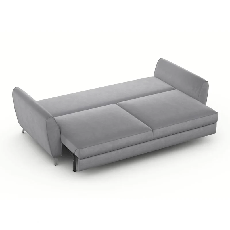 გასაშლელი დივანი სათავსოთი Kerry Silver 241x103x94 სმ - Image 4