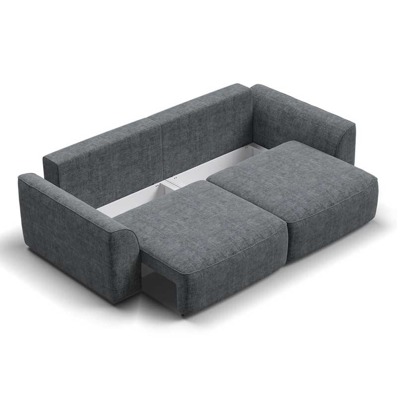 გასაშლელი დივანი სათავსოთი Larnaca Dark Gray 210x115x82 სმ - Image 6