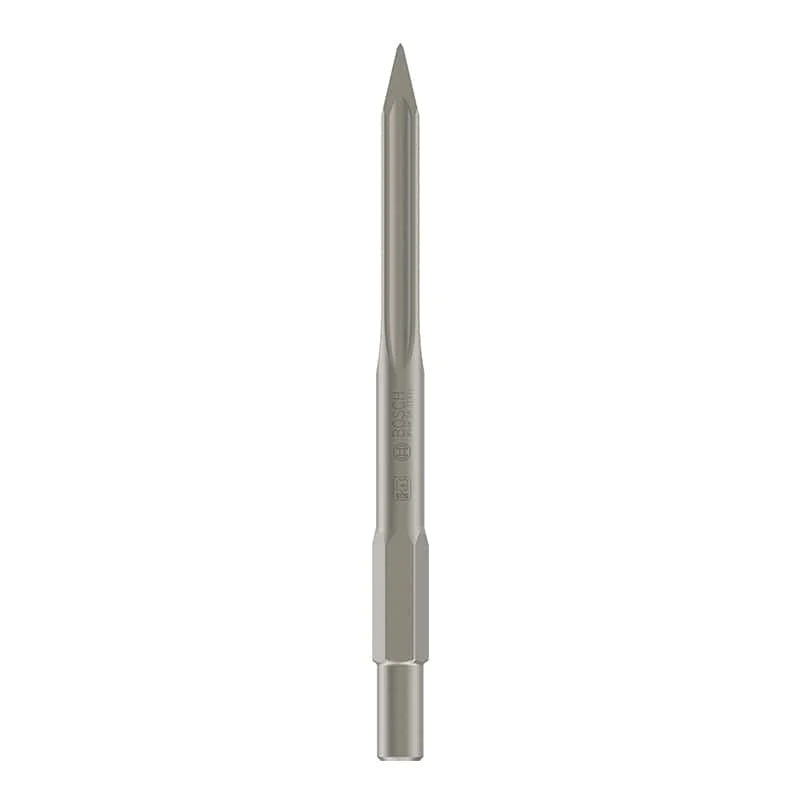 თვითმკვეთრი წვეტიანი ჩიზლი Pointed chisel HEX-30 400მმ Bosch 2608690111