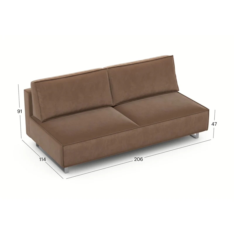 გასაშლელი დივანი სათავსოთი Venice Cappuccino 206x114x91 სმ - Image 6