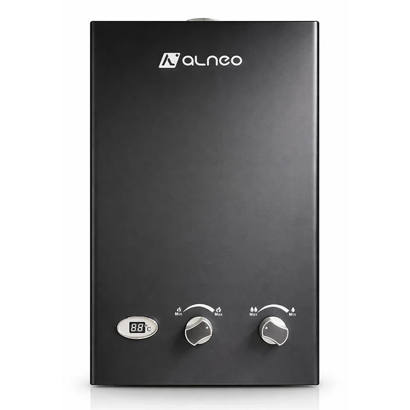 გაზის წყლის გამაცხელებელი ALNEO JSG22 – H04 BLACK