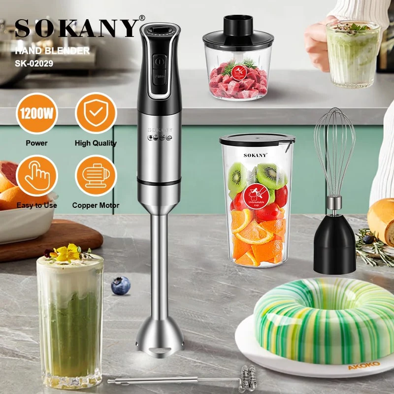 მრავალფუნქციური ბლენდერი 5-1 ში Sokany SK-02029 - Image 3