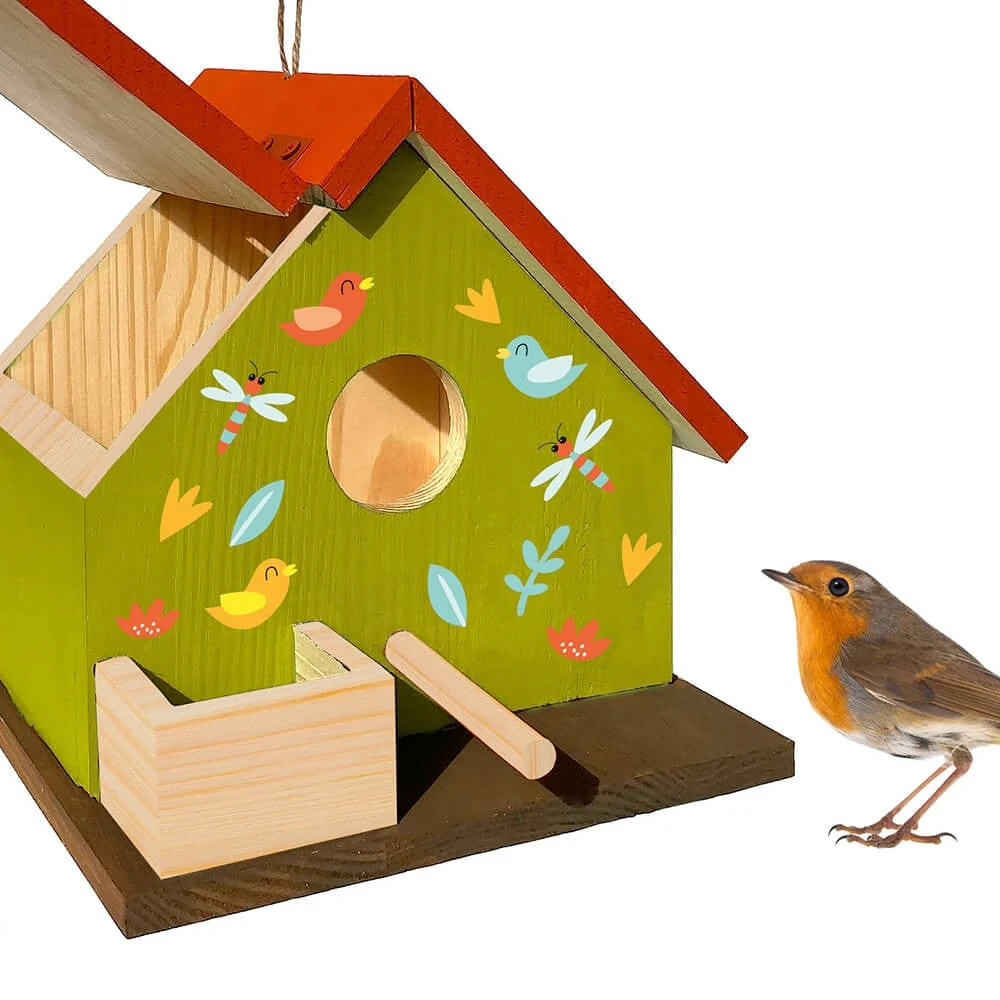 სათამაშო ხის ჩიტის სახლი EurekaKids Bird Nest R5024 - Image 2