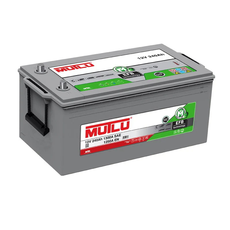 ავტომობილის აკუმულატორი 240ამპ Mutlu 240 Ah EFB D6 / C - Image 2