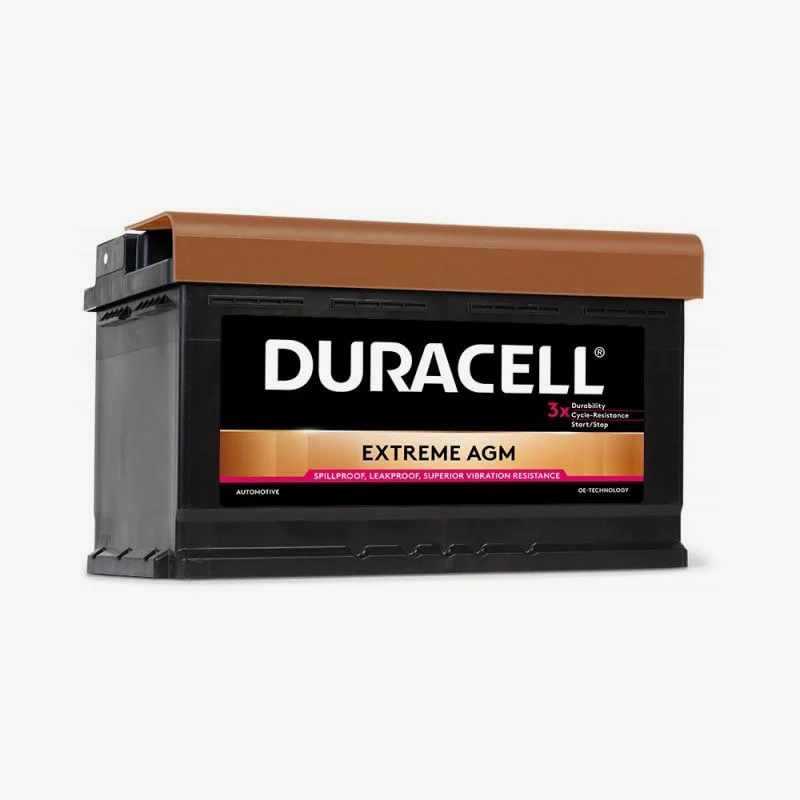 ავტომობილის აკუმულატორი 80ამპ Duracell DE80 AGM 80 Ah DIN . L4