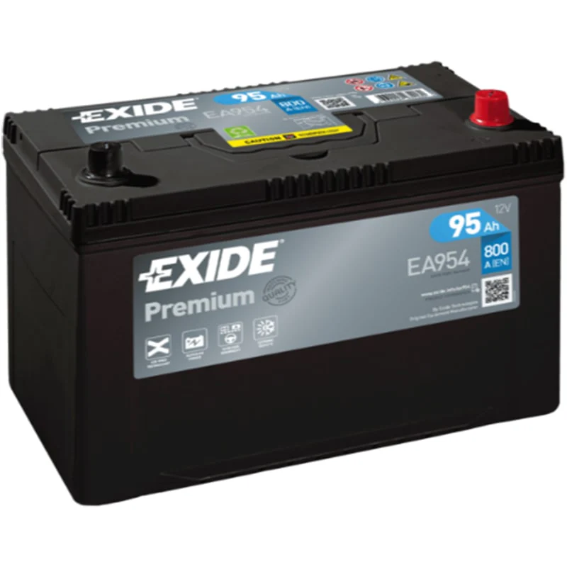 ავტომობილის აკუმულატორი 95ამპ EXIDE PR EA954 95 AH JIS 20300651