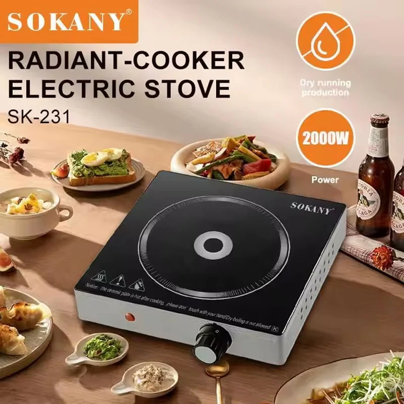 ინდუქციური ელექტრო ქურა Sokany SK-231