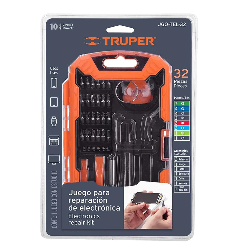ინსტრუმენტების ნაკრები 32 ც Truper JGO-TEL-32 - Image 2