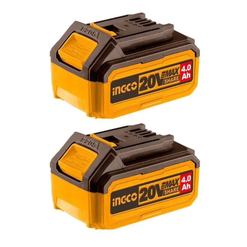 ელემენტის 2ც კომპლექტი 20V-4Ah Li-Ion Proline INGCO COSLI240312 - Image 2