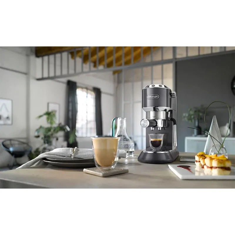 ესპრესოს ყავის აპარატი DeLonghi Dedica Manual Espresso Coffee Maker (EC885.GY) - Image 6