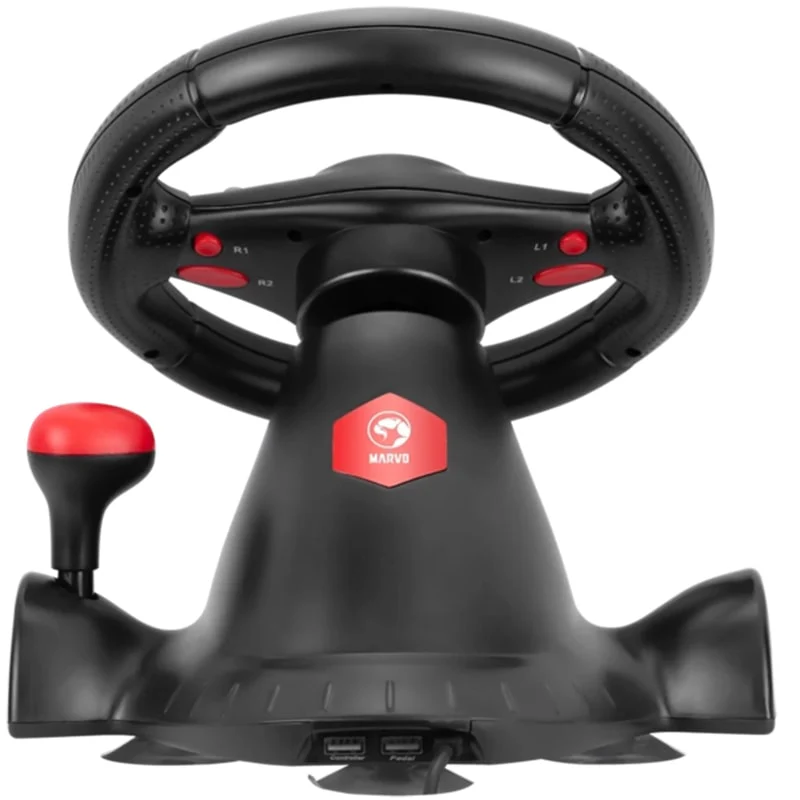 სათამაშო საჭე პედლებით Marvo GT-903 - Image 6