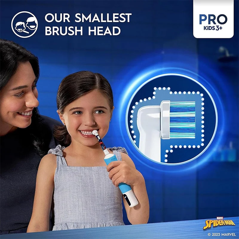 ელექტრო კბილის ჯაგრისი Oral-B D103.413.2 Spiderman - Image 3