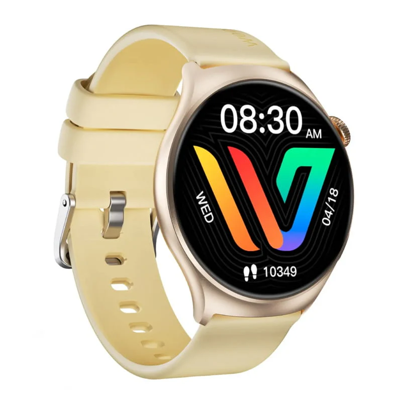 წყალგამძლე სმარტ საათი Weofly Curve Gold - Image 3