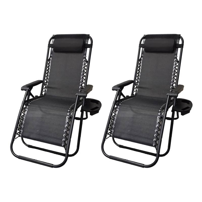კეცვადი სკამ-შეზლონგი OEM RELAX SC-229 BLACK (A2696) - Image 5