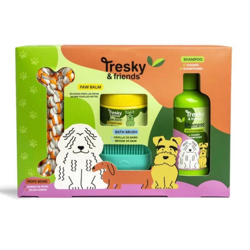ძაღლის მოვლის ნაკრები TRESKY & FRIENDS 4PCS WELLNESS SET 68149 - Image 2