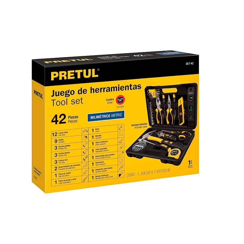 ხელსაწყოების ნაკრები 42 ც Pretul SET-42 - Image 5