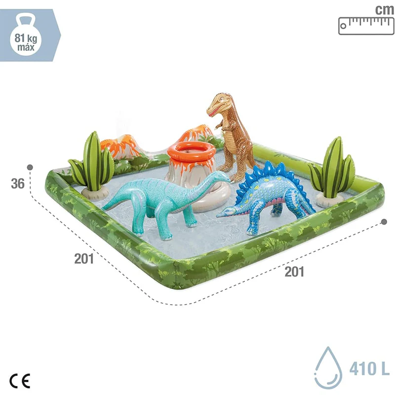 გასაბერი აუზი-ცენტრი INTEX 56132 JURASSIC ADVENTURE PLAY CENTER - Image 3