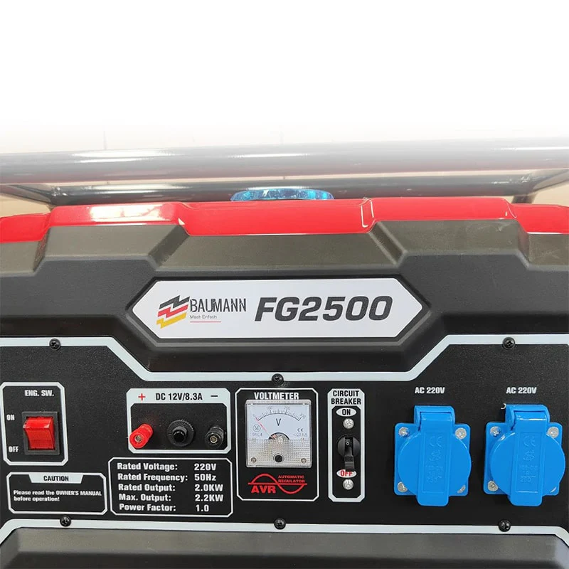 გენერატორი ბენზინზე 2.2KW BAUMANN FG2500 - Image 2
