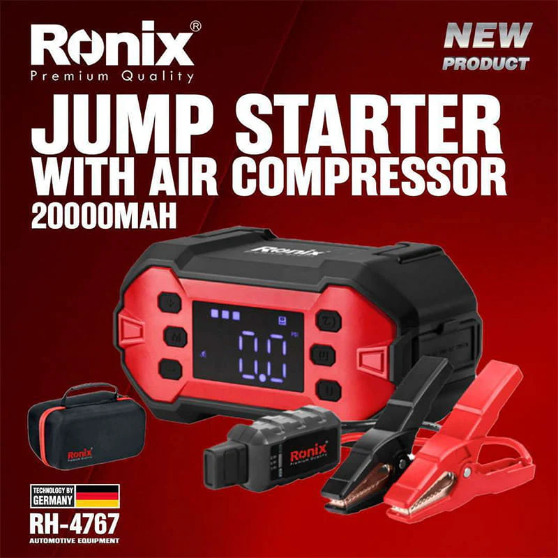 ავტომობილის დამქოქი 20000mAh RONIX RH-4767 - Image 3