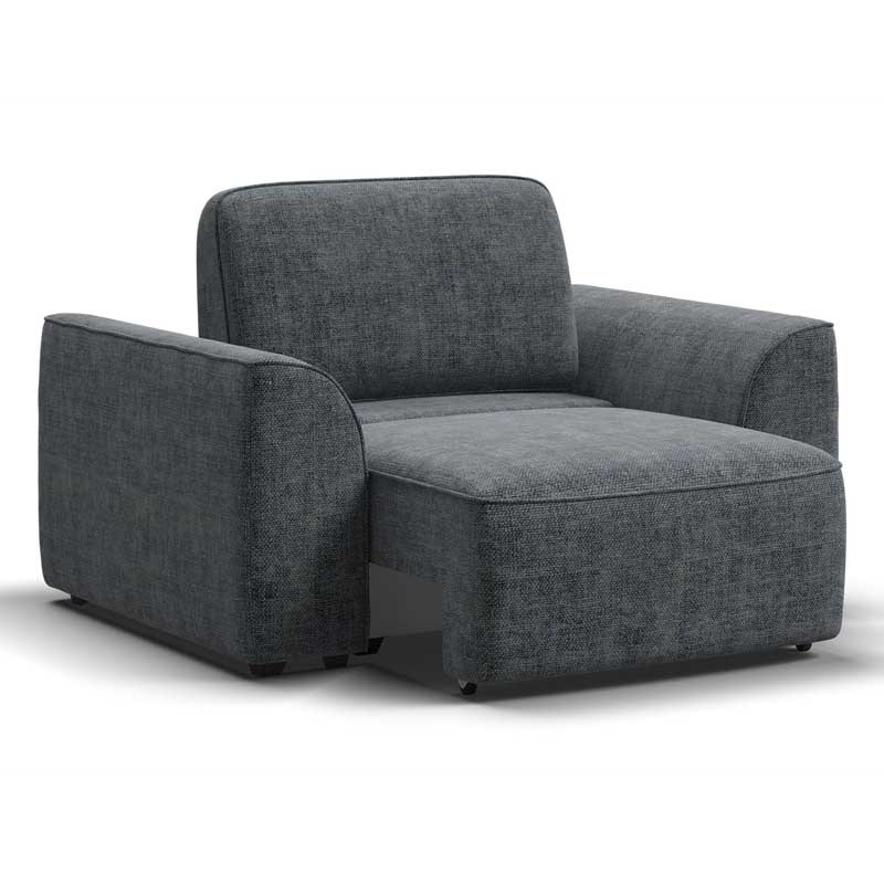 გასაშლელი სავარძელი Larnaca Dark Gray 130x115x82 სმ - Image 4