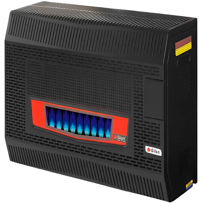 გაზის გამათბობელი 50-60 მ²  GDS-321-C BLACK Glass