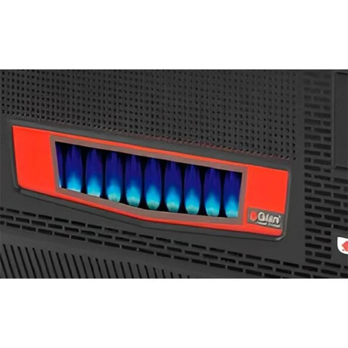 გაზის გამათბობელი 50-60 მ²  GDS-321-C BLACK Glass - Image 2