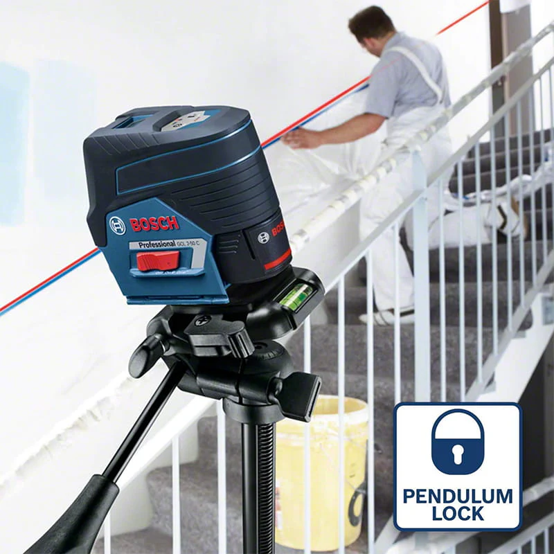 ლაზერული ნიველირი BOSCH GCL 2-50 C + RM 2 (L-boxx 136) - Image 3